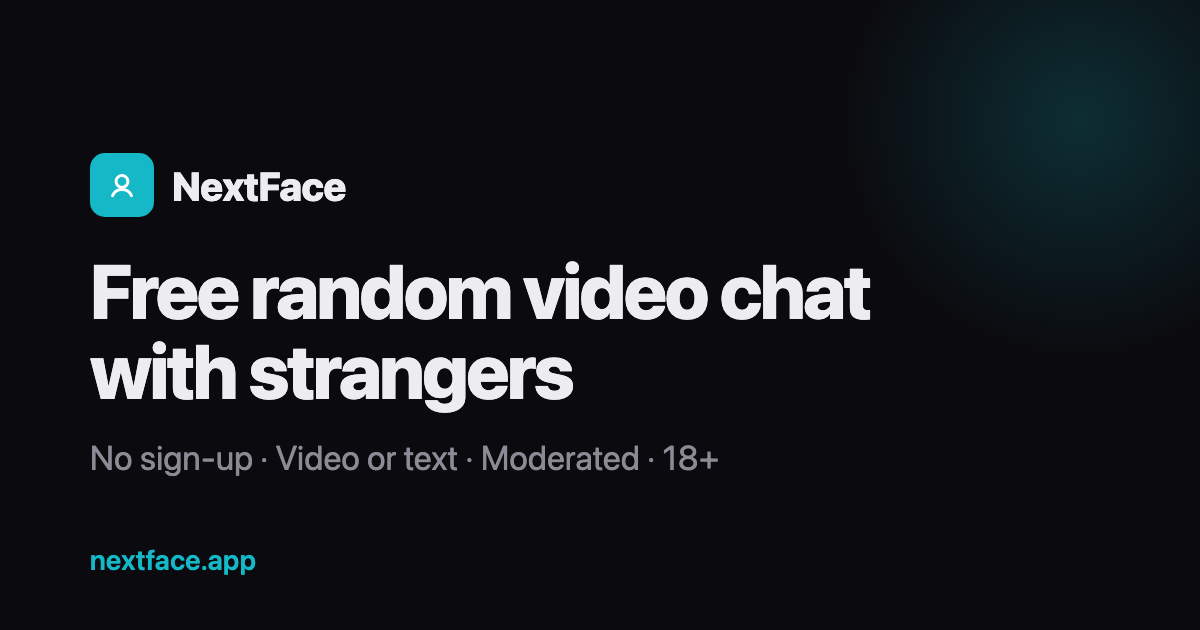 Random Text Word Random Text Chat — Talk to Strangers, No Camera (Free) | NextFace